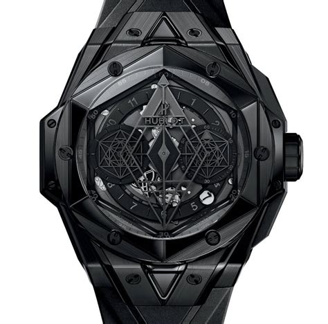 hublot sang bleu 2 all black price|hublot big bang sang bleu.